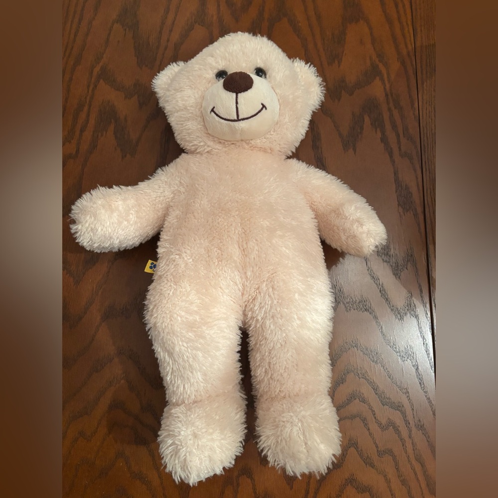 Build-A-Bear. Stuffed Plushie. Cream